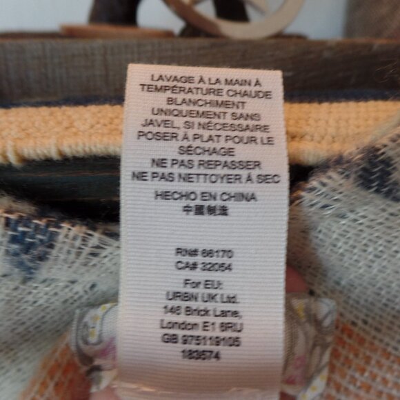 Free People Jacket/Poncho Native Print OS - Picture 7 of 7